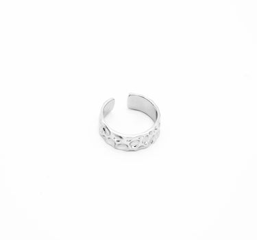 Hand-made Sterling Silver Wide Fashion Band Open Ring