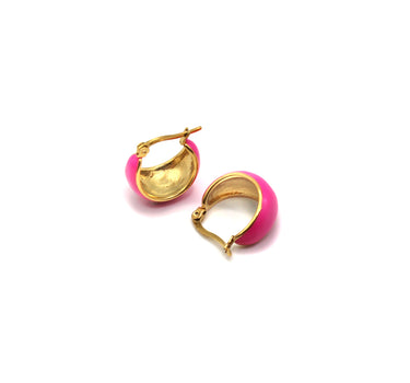 Blush Hoop Earrings - Midsummer Dream Collection