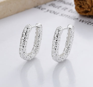 Silver Signature Earring