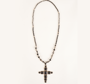 Pavè Cross Pendant Necklace