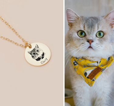 Pet Portrait Pendant